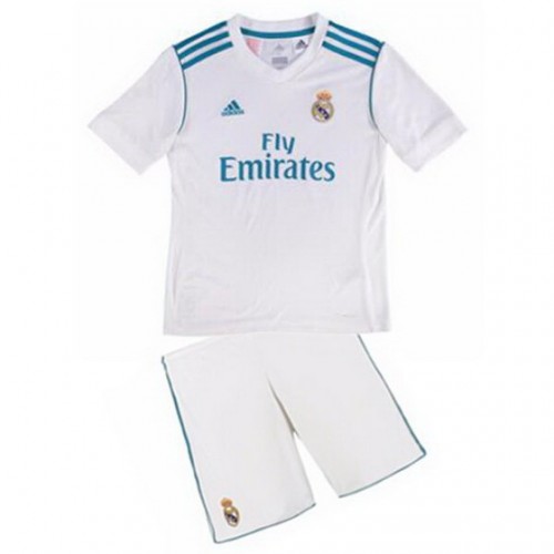 Real Madrid Fodboldtrøjer Børn Hjemmebanesæt 2017/18 Kort ærmer Real Madrid Fodboldtrøjer Børn Hjemmebanesæt 2017/18 Kort ærmer