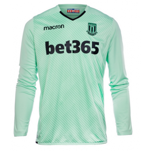 Stoke City Fodboldtrøjer Målmand Udebanesæt 2017/18 Langærmet Stoke City Fodboldtrøjer Målmand Udebanesæt 2017/18 Langærmet