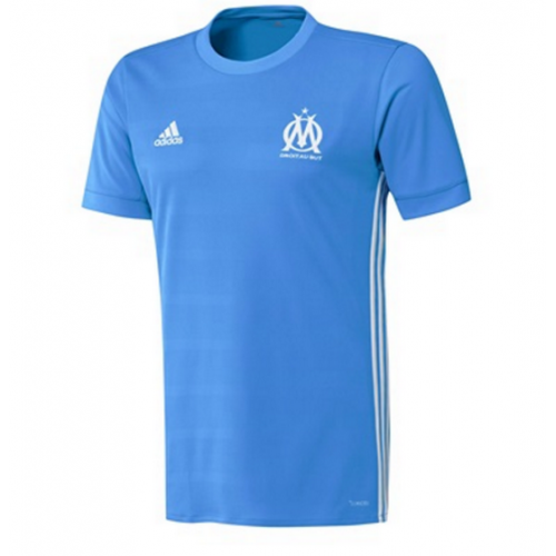 Olympique de Marseille Fodboldtrøjer Udebanesæt 2017/18 Kort ærmer Olympique de Marseille Fodboldtrøjer Udebanesæt 2017/18 Kort ærmer