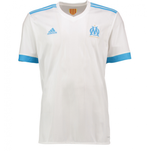 Olympique de Marseille Fodboldtrøjer Hjemmebanesæt 2017/18 Kort ærmer Olympique de Marseille Fodboldtrøjer Hjemmebanesæt 2017/18 Kort ærmer