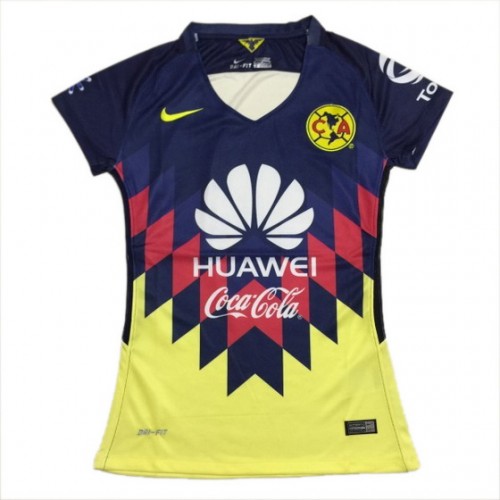 Club América Fodboldtrøjer Dame Hjemmebanesæt 2017/18 Kort ærmer Club América Fodboldtrøjer Dame Hjemmebanesæt 2017/18 Kort ærmer
