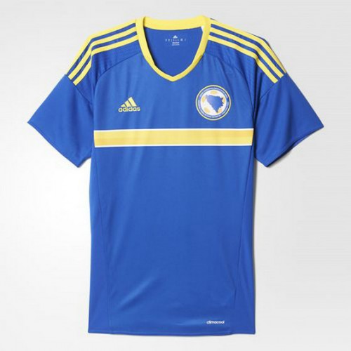Bosnien-Hercegovina Fodboldtrøjer Hjemmebanesæt 2016/17 Kort ærmer Bosnien-Hercegovina Fodboldtrøjer Hjemmebanesæt 2016/17 Kort ærmer