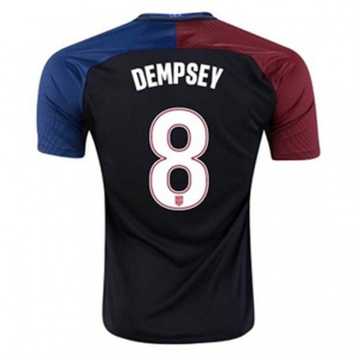 USA Fodboldtrøjer DEMPSEY Udebanesæt 2016/17 Kort ærmer USA Fodboldtrøjer DEMPSEY Udebanesæt 2016/17 Kort ærmer