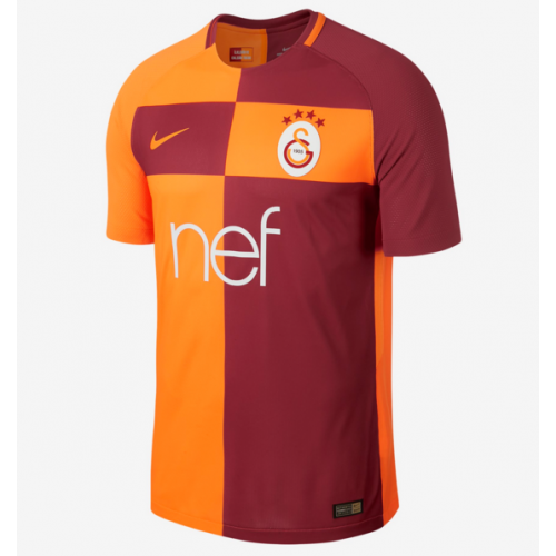 Galatasaray Fodboldtrøjer Hjemmebanesæt 2017/18 Kort ærmer Galatasaray Fodboldtrøjer Hjemmebanesæt 2017/18 Kort ærmer