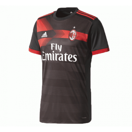 A.C. Milan Fodboldtrøjer 3. sæt 2017/18 Kort ærmer A.C. Milan Fodboldtrøjer 3. sæt 2017/18 Kort ærmer