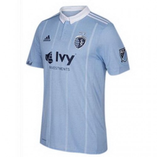 Sporting KC Fodboldtrøjer Hjemmebanesæt 2017/18 Kort ærmer Sporting KC Fodboldtrøjer Hjemmebanesæt 2017/18 Kort ærmer