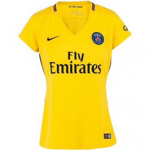 Paris Saint-Germain Fodboldtrøjer Dame Udebanesæt 2017/18 Kort ærmer Paris Saint-Germain Fodboldtrøjer Dame Udebanesæt 2017/18 Kort ærmer