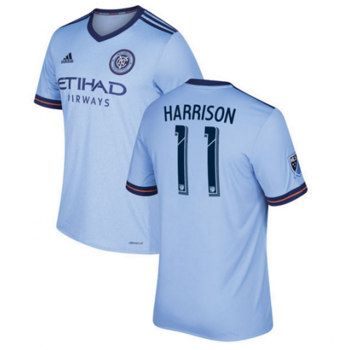 New York City FC Fodboldtrøjer Harrison Hjemmebanesæt 2017/18 Kort ærmer New York City FC Fodboldtrøjer Harrison Hjemmebanesæt 2017/18 Kort ærmer
