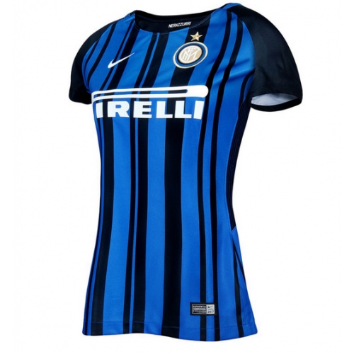 Internazionale Milano Fodboldtrøjer Dame Hjemmebanesæt 2017/18 Kort ærmer Internazionale Milano Fodboldtrøjer Dame Hjemmebanesæt 2017/18 Kort ærmer