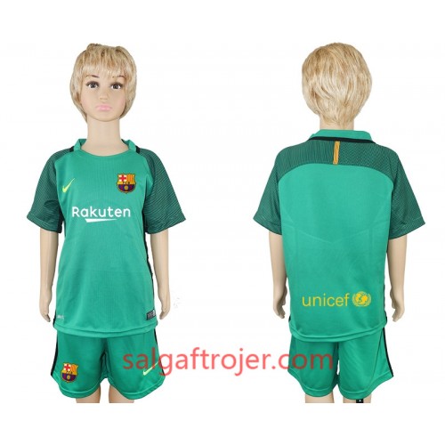 FC Barcelona Fodboldtrøjer Målmand Børn Hjemmebanesæt 2017/18 Kort ærmer FC Barcelona Fodboldtrøjer Målmand Børn Hjemmebanesæt 2017/18 Kort ærmer