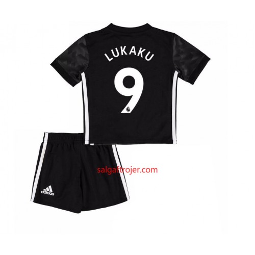 Manchester United Fodboldtrøjer Romelu Lukaku 9 Børn Udebanesæt 2017/18 Kort ærmer Manchester United Fodboldtrøjer Romelu Lukaku 9 Børn Udebanesæt 2017/18 Kort ærmer