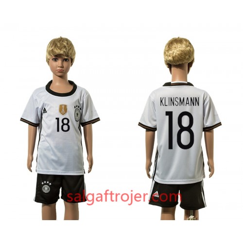 Tyskland Fodboldtrøjer Kroos 18 Børn Hjemmebanesæt 2016 Kort ærmer Tyskland Fodboldtrøjer Kroos 18 Børn Hjemmebanesæt 2016 Kort ærmer