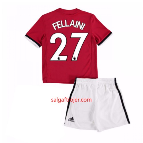 Manchester United Fodboldtrøjer Marouane Fellaini 27 Børn Hjemmebanesæt 2017/18 Kort ærmer Manchester United Fodboldtrøjer Marouane Fellaini 27 Børn Hjemmebanesæt 2017/18 Kort ærmer