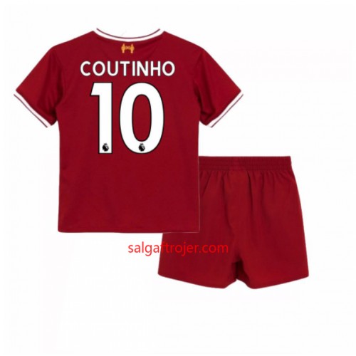 Liverpool Fodboldtrøjer Coutinho 10 Børn Hjemmebanesæt 2017/18 Kort ærmer Liverpool Fodboldtrøjer Coutinho 10 Børn Hjemmebanesæt 2017/18 Kort ærmer