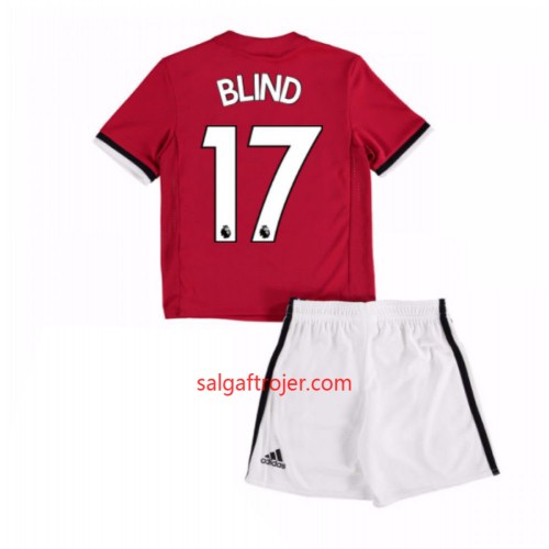 Manchester United Fodboldtrøjer Daley Blind 17 Børn Hjemmebanesæt 2017/18 Kort ærmer Manchester United Fodboldtrøjer Daley Blind 17 Børn Hjemmebanesæt 2017/18 Kort ærmer