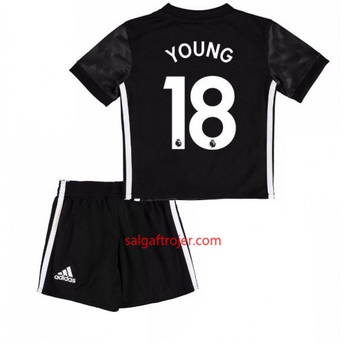 Manchester United Fodboldtrøjer Ashley Young 18 Børn Udebanesæt 2017/18 Kort ærmer Manchester United Fodboldtrøjer Ashley Young 18 Børn Udebanesæt 2017/18 Kort ærmer