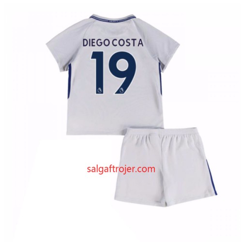 Chelsea Fodboldtrøjer Diego Costa 19 Børn Udebanesæt 2017/18 Kort ærmer Chelsea Fodboldtrøjer Diego Costa 19 Børn Udebanesæt 2017/18 Kort ærmer
