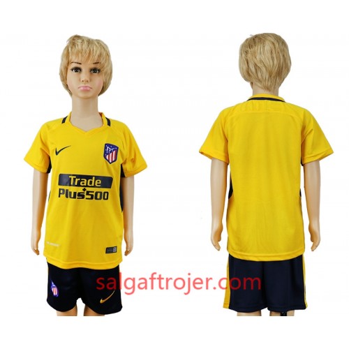 Atlético de Madrid Fodboldtrøjer Børn Udebanesæt 2017/18 Kort ærmer Atlético de Madrid Fodboldtrøjer Børn Udebanesæt 2017/18 Kort ærmer