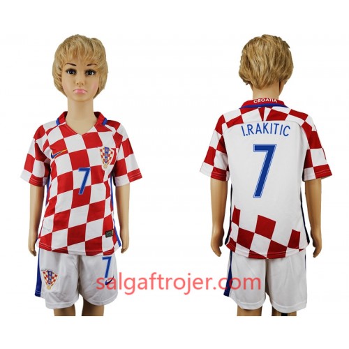 Kroatien Fodboldtrøjer I.Rakitic 7 Børn Hjemmebanesæt 2016 Kort ærmer Kroatien Fodboldtrøjer I.Rakitic 7 Børn Hjemmebanesæt 2016 Kort ærmer
