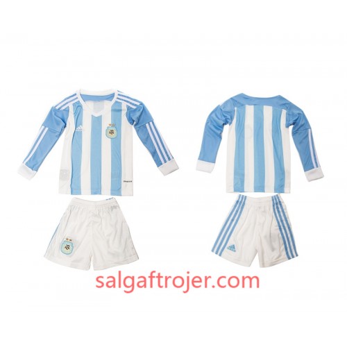 Argentina Fodboldtrøjer Børn Hjemmebanesæt 2016 Langærmet Argentina Fodboldtrøjer Børn Hjemmebanesæt 2016 Langærmet