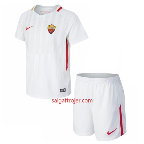 Roma Fodboldtrøjer Børn Udebanesæt 2017/18 Kort ærmer Roma Fodboldtrøjer Børn Udebanesæt 2017/18 Kort ærmer