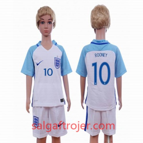 England Fodboldtrøjer Wayne Rooney 10 Børn Hjemmebanesæt 2016 Kort ærmer England Fodboldtrøjer Wayne Rooney 10 Børn Hjemmebanesæt 2016 Kort ærmer