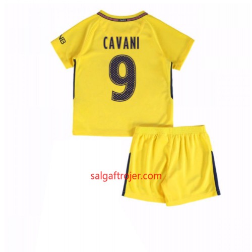 Paris Saint-Germain Fodboldtrøjer Edinson Cavani 9 Børn Udebanesæt 2017/18 Kort ærmer Paris Saint-Germain Fodboldtrøjer Edinson Cavani 9 Børn Udebanesæt 2017/18 Kort ærmer
