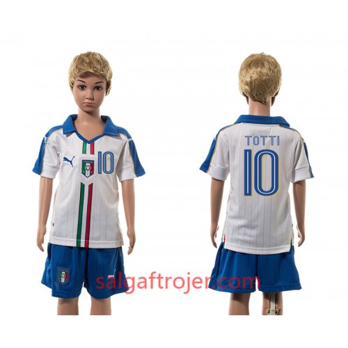 Italien Fodboldtrøjer Verratti 10 Børn Udebanesæt 2016 Kort ærmer Italien Fodboldtrøjer Verratti 10 Børn Udebanesæt 2016 Kort ærmer