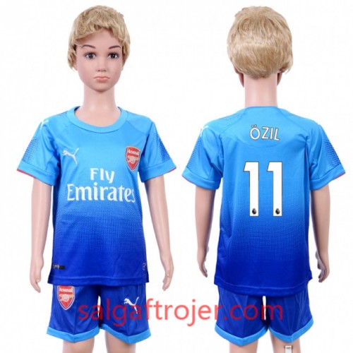 Arsenal Fodboldtrøjer Mesut Ozil 11 Børn Udebanesæt 2017/18 Kort ærmer Arsenal Fodboldtrøjer Mesut Ozil 11 Børn Udebanesæt 2017/18 Kort ærmer