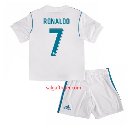 Real Madrid Fodboldtrøjer Cristiano Ronaldo 7 Børn Hjemmebanesæt 2017/18 Kort ærmer Real Madrid Fodboldtrøjer Cristiano Ronaldo 7 Børn Hjemmebanesæt 2017/18 Kort ærmer