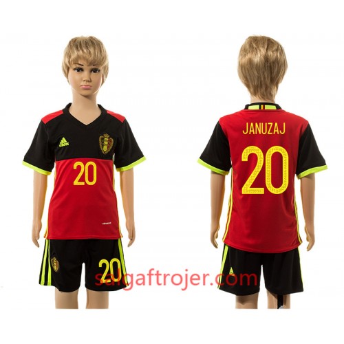 Belgien Fodboldtrøjer Januzaj 20 Børn Hjemmebanesæt 2016 Kort ærmer Belgien Fodboldtrøjer Januzaj 20 Børn Hjemmebanesæt 2016 Kort ærmer