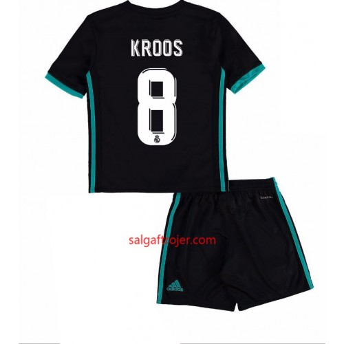 Real Madrid Fodboldtrøjer Toni Kroos 8 Børn Udebanesæt 2017/18 Kort ærmer Real Madrid Fodboldtrøjer Toni Kroos 8 Børn Udebanesæt 2017/18 Kort ærmer