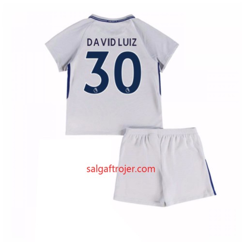 Chelsea Fodboldtrøjer David Luiz 30 Børn Udebanesæt 2017/18 Kort ærmer Chelsea Fodboldtrøjer David Luiz 30 Børn Udebanesæt 2017/18 Kort ærmer