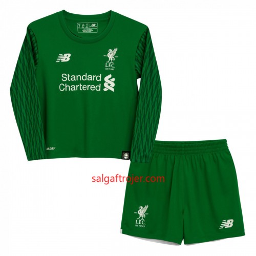 Liverpool Fodboldtrøjer Målmand Børn Hjemmebanesæt 2017/18 Langærmet Liverpool Fodboldtrøjer Målmand Børn Hjemmebanesæt 2017/18 Langærmet