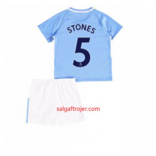 Manchester City Fodboldtrøjer John Stones 5 Børn Hjemmebanesæt 2017/18 Kort ærmer Manchester City Fodboldtrøjer John Stones 5 Børn Hjemmebanesæt 2017/18 Kort ærmer