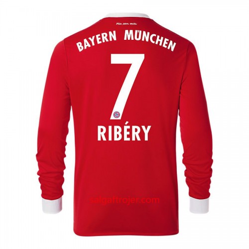 FC Bayern München Fodboldtrøjer Franck Ribery 7 Hjemmebanesæt 2017/18 Langærmet FC Bayern München Fodboldtrøjer Franck Ribery 7 Hjemmebanesæt 2017/18 Langærmet